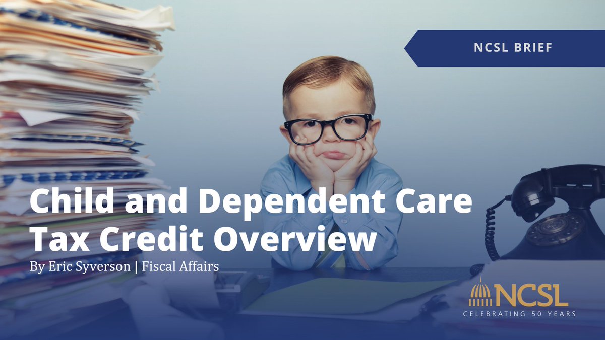 NCSLorg's tweet image. Recognizing that millions of working American families incur expenses for care services, the federal government and 26 states plus the District of Columbia offer child and dependent tax credits (CDCTCs) to help offset those costs.
Read more: bit.ly/3GPrAy1