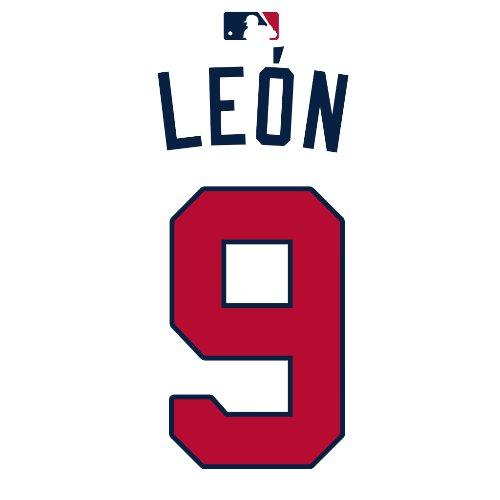 C Sandy León will wear number 9. Last worn by OF Eddie Rosario earlier this season. #Braves