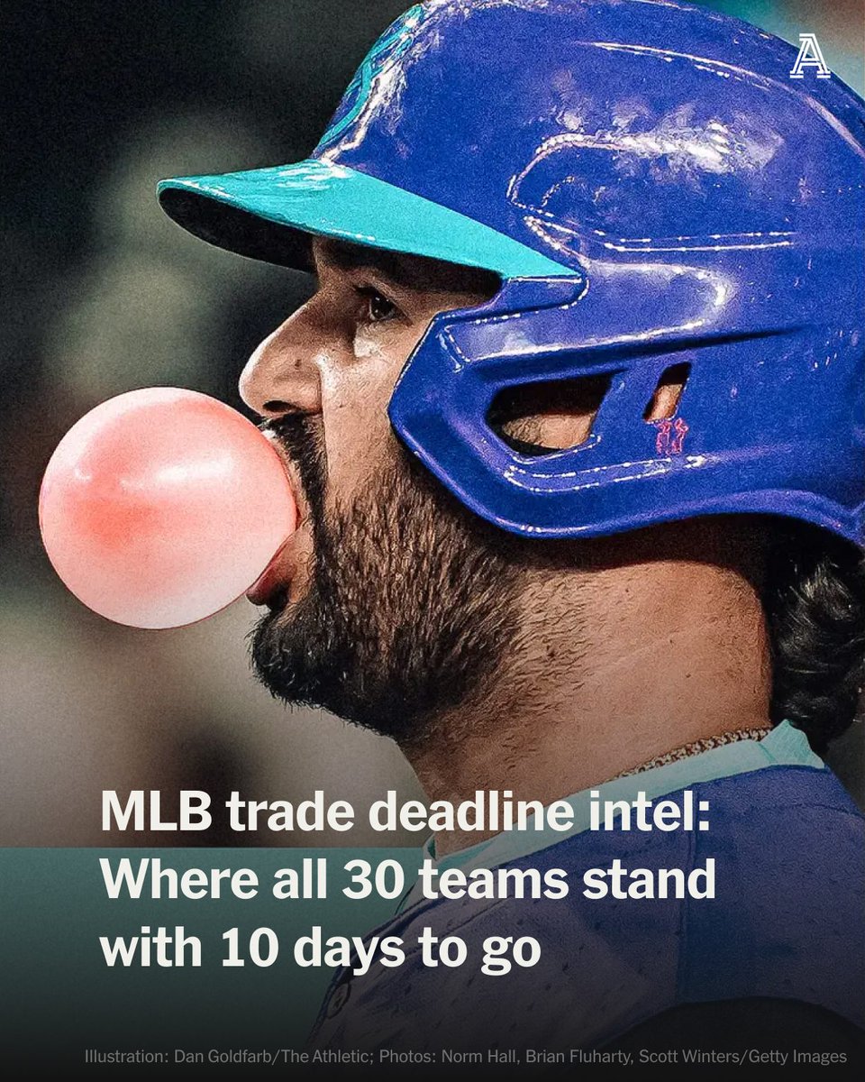 TheAthletic's tweet image. ◽️ Ozzie Albies in ... Houston?
◽️ Jarren Duran's availability
◽️ How will the Dodgers load up again?
@JimBowdenGM has trade deadline intel on all 30 MLB clubs:
nytimes.com/athletic/65059…