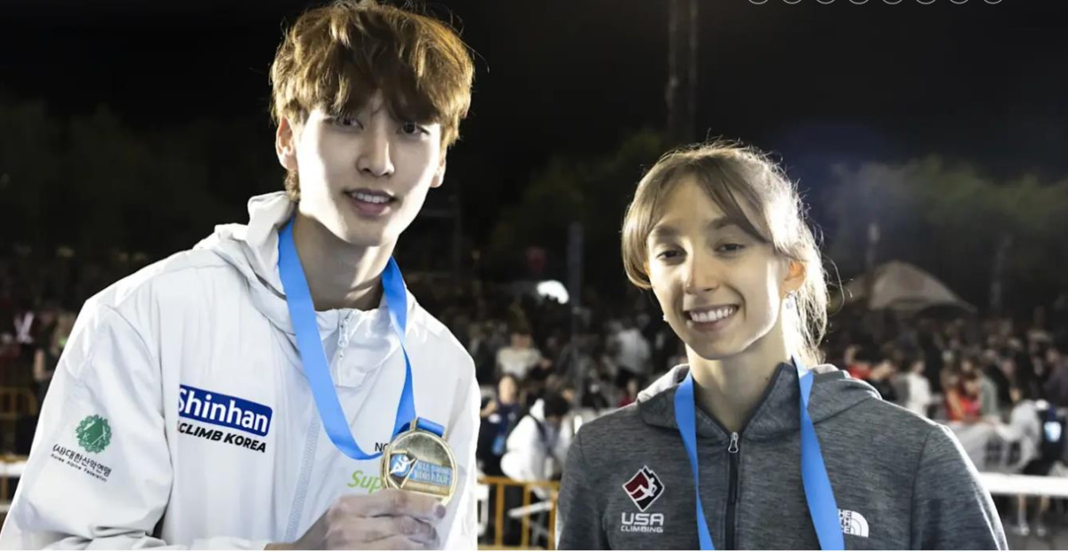 Sanders and Lee take their first gold medals in Madrid

Annie Sanders and Dohyun Lee secured their first-ever gold medals in the Madrid Lead World Cup over the weekend. climber.co.uk/news/sanders-a…