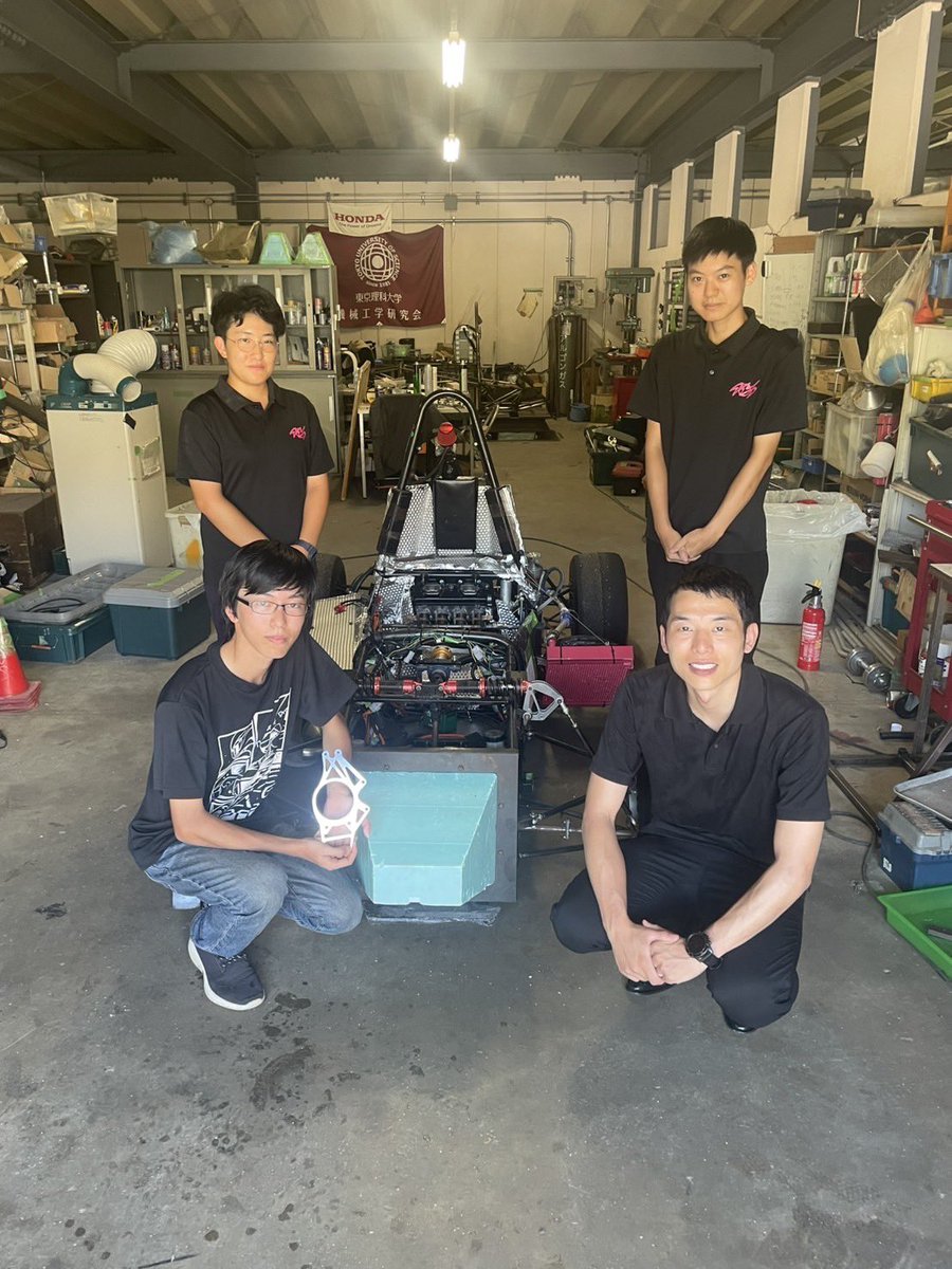 セキダイ工業株式会社様(sekidai.co.jp)にお越しいただき、アルミ部品のご支援をいただきました！
いただいた部品は足回りのパーツとして使用させていただきます！

ご支援誠にありがとうございました！