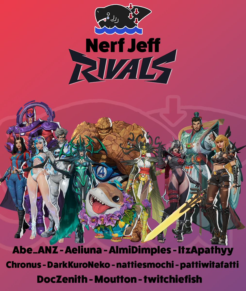 BuffJeffMR's tweet image. This is getting out of hand...

Now, there are two of them!

Introducing Buff Jeff&apos;s Sister team. Nerf Jeff!