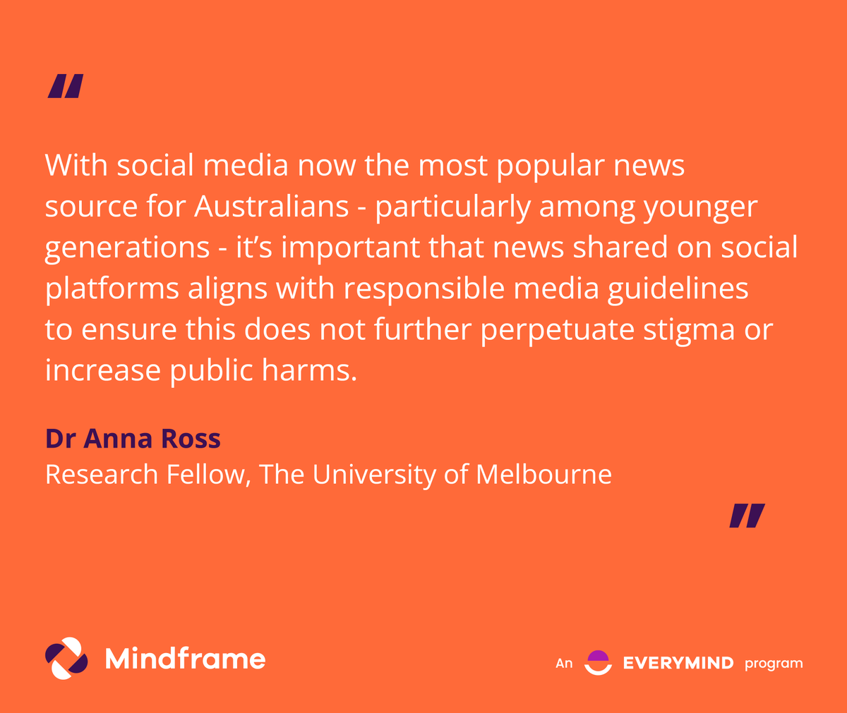 New research has identified significant room for improvement in how Australian news organisations portray mental illness and suicide on social media in ways that reduce audience exposure to content that could perpetuate stigma and cause harm. 
Read more: bit.ly/4fclJA5