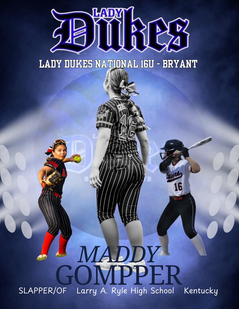 Beyond excited to officially kick off a new chapter with <a href="/LadyDukesBryant/">Lady Dukes 16u National Bryant</a> 💙🖤🤍!! Incredible group of athletes and coaches 🙌🏼🥎! This upcoming season is full of promise, growth, competition, and unforgettable memories ✨📈🏆! 

I’m truly grateful and blessed to be part of this