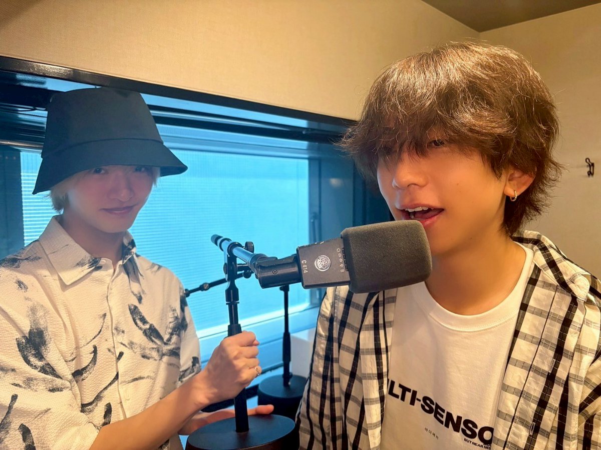 TOKYOFM/JFN『IMP.のIMPickup』 (@7mpickup_tfm) on Twitter photo 今日の担当:佐藤新&鈴木大河🩷💙
「IMP.の #IMPickup」今日も放送!📡
7月31日、今日はなんの日でしょう??
#佐藤新 #鈴木大河 がピックアップ☑️
その”声”を録ります🎤🔉
📻radiko.jp/share/?sid=FMT…
#IMP. <a href="/_7mp_official_/">IMP. OFFICIAL</a> #TOKYOFM #JFN 今日の担当:佐藤新&鈴木大河🩷💙
「IMP.の #IMPickup」今日も放送!📡
7月31日、今日はなんの日でしょう??
#佐藤新 #鈴木大河 がピックアップ☑️
その”声”を録ります🎤🔉
📻radiko.jp/share/?sid=FMT…
#IMP. <a href="/_7mp_official_/">IMP. OFFICIAL</a> #TOKYOFM #JFN