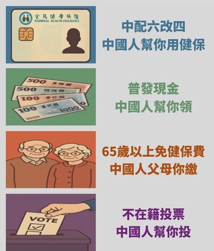 看！跟中國當好朋友不是很好嗎？只有民進黨在仇中！