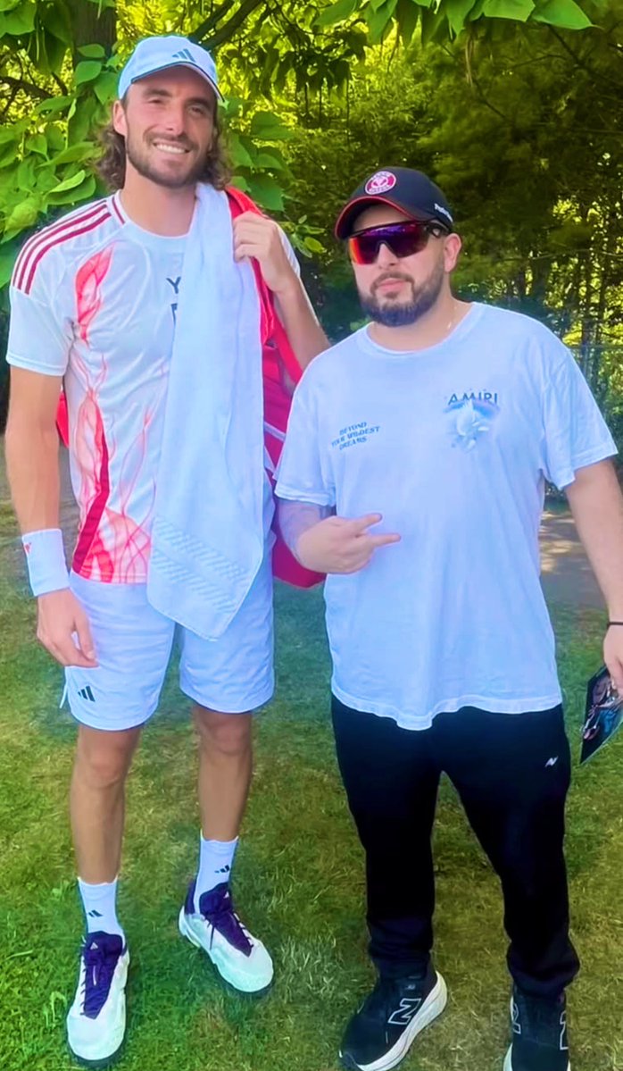Always generous to his fans, even on oppressively hot humid practice days

Former Finalist Stefanos Tsitsipas in Toronto, Canada 

#NBO25 National Bank Open

ATP Masters 1000 outdoor hardcourt tennis tournament

Stef plays his R64 match on Wednesday July 30, 2025 vs O'Connell