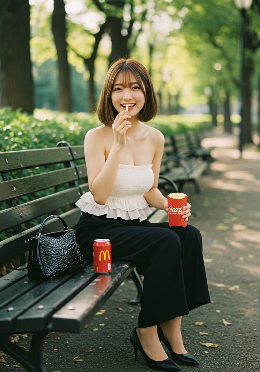 Tdt6OTOwrA10171's tweet image. ランチ食べそびれちゃったから😅
そして面白い間違いがあるよ！
わかるかなぁ🤔？
#ImageFX 
#AI美女