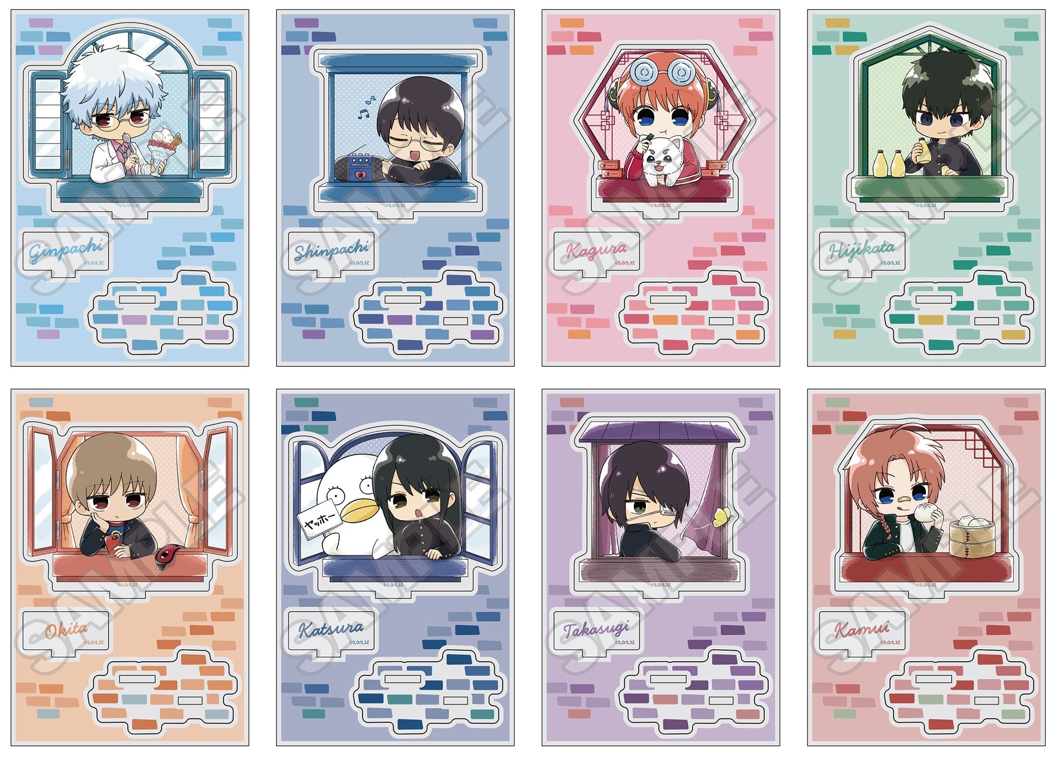 銀魂 JF2018 アクリルバッジ まとめ売り AJ 銀魂 アクリルバッジ part.3 沖田 2種セット - メルカリ