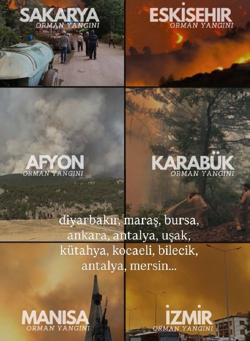 YANGIN VAR ÜLKE YANIYOR !!!!

#istanbulyanıyor
#izmiryanıyor 
#KarabuekYanıyorSessizKalma