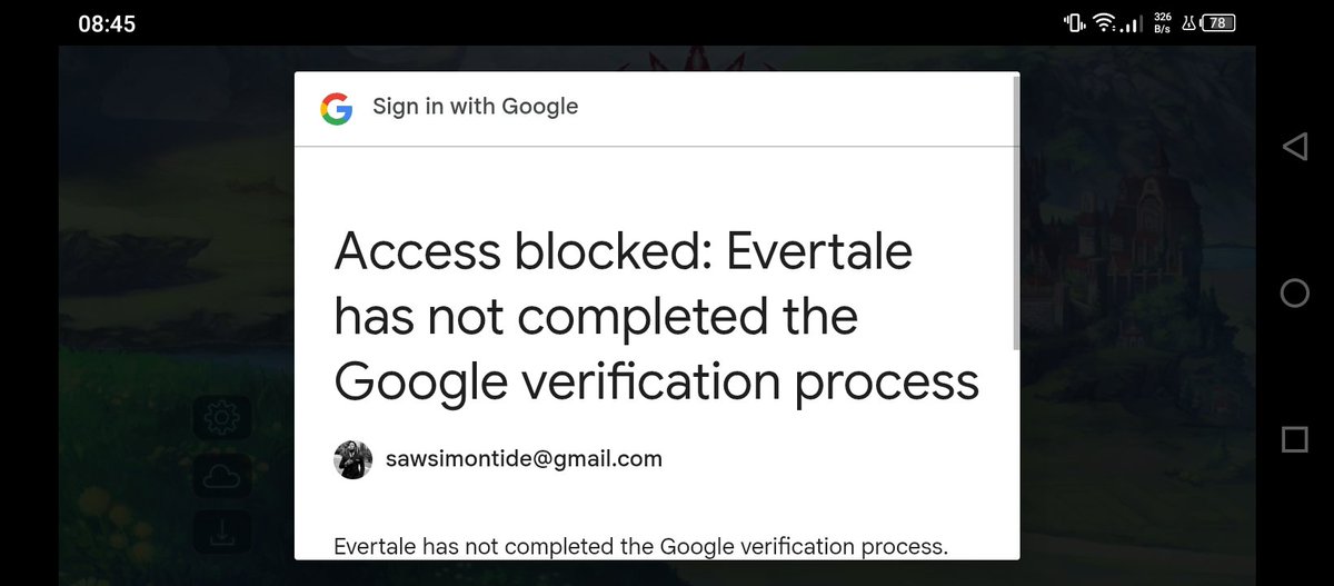 SiMONTiDE's tweet photo. @evertale_en Why is my account blocked? Explain https://t.co/DufTK0oF0R