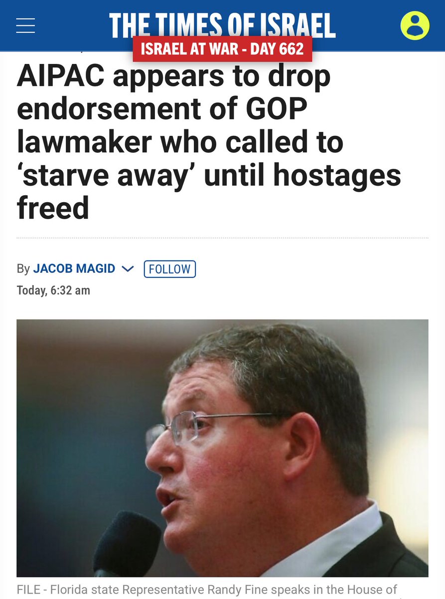 How bad do you have to be for AIPAC to drop you…
