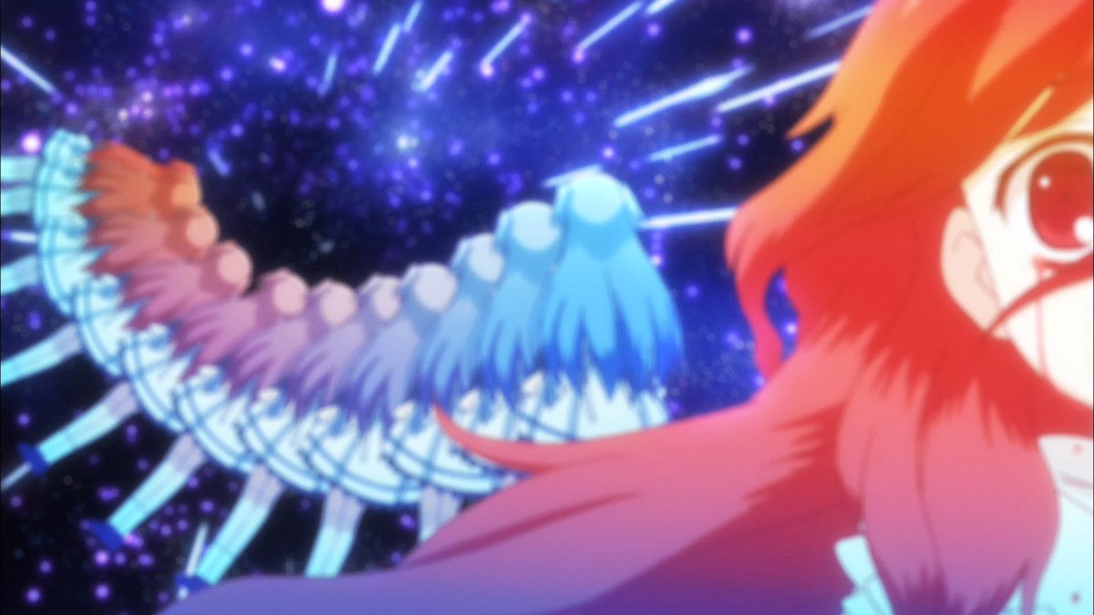 SengokuFurude's tweet image. Ya nos explicaron que las hadas son creadas por las almas que quedaron vagando, Chtholly se le empieza a volver el pelo rojo y a eso añádele su cercanía tan natural con willem y con la espada que está enlazada, esto se pone demasiado bueno.