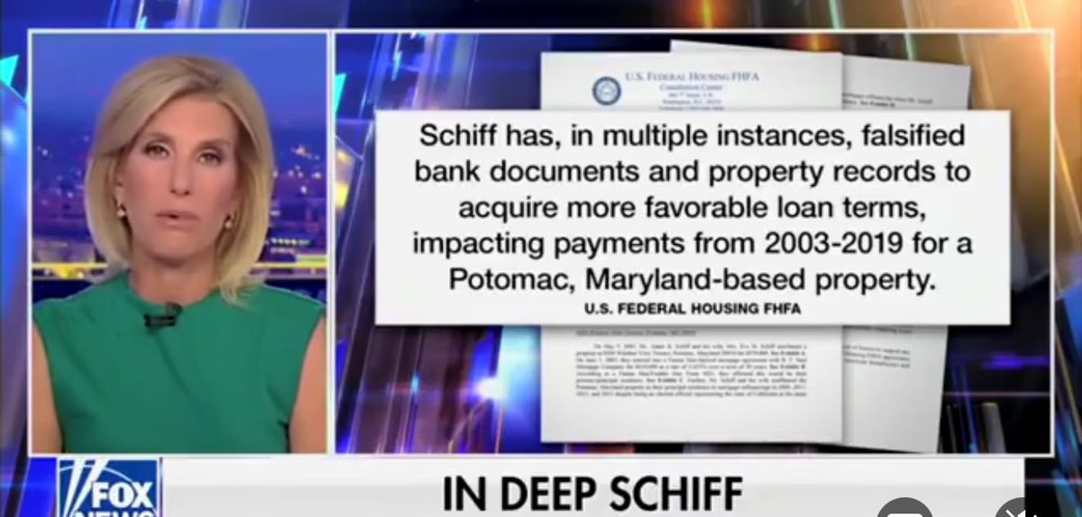 Laura Ingraham has obtained the criminal referral on Adam Schiff <a href="/SenAdamSchiff/">Adam Schiff</a> - and it's EPIC.

They allege Schiff did the same thing they accused Trump of doing.

Time to prosecute!!

yahoo.com/news/federal-h…
