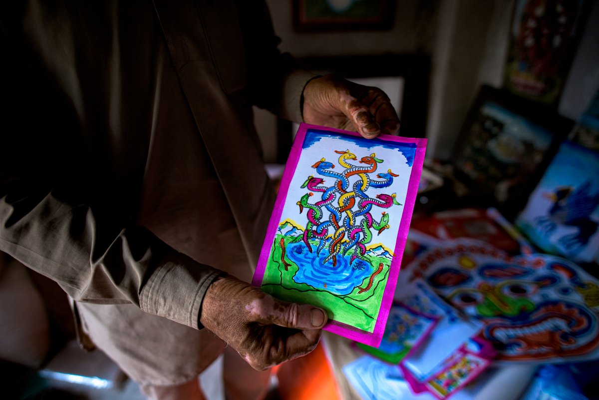 sworupsth's tweet image. Serpents (Nāga) are deities deeply intertwined with the existence of the Kathmandu Valley. Their long historical significance in religious scriptures and folklore is closely connected to the daily life of the people in the valley.
So, they have been worshipped in various forms.