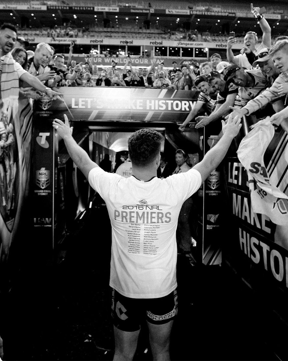 “Chad, your legacy in rugby league — on and off the field — will not be forgotten. You are courageous, passionate and determined, and there is little doubt you’ll continue to succeed in your post-playing career. We look forward to watching you finish the season strong, and then
