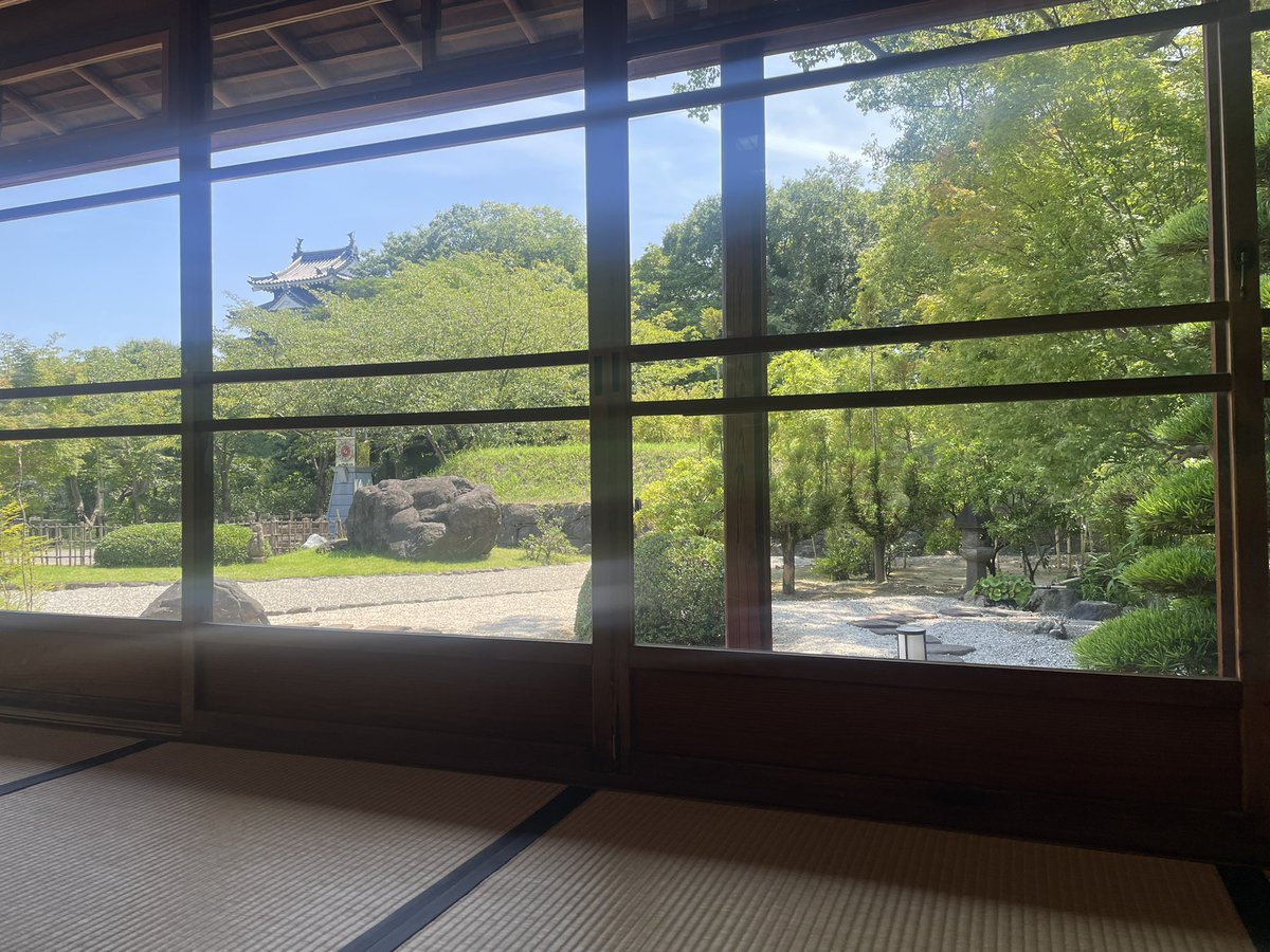 fenekusu_rx0's tweet image. 西尾城来た！！
お座敷いいなぁ〜