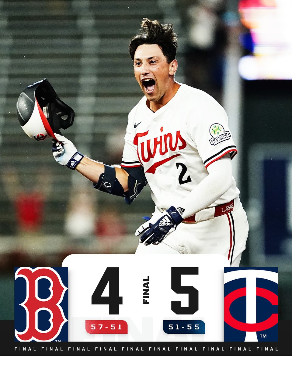 Brooks Lee and the <a href="/Twins/">Minnesota Twins</a> emerge from their weather delay as #walkoff winners!