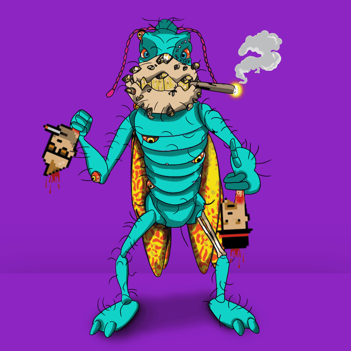 GM #NFT LOVERS

It time to sour high with Roach-cartel the legendary #NFTCollection #NFTCommunity