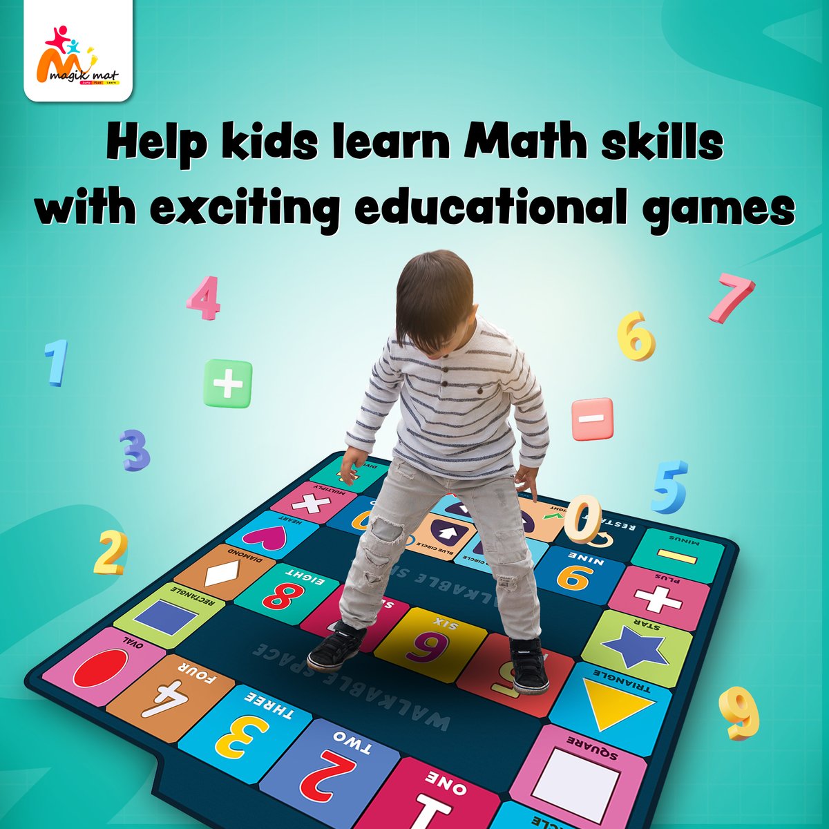 magik_mat1's tweet image. Jump, play, and learn—all at once! 🎉
With Magik Mat, kids groove to spellings, master math through movement, and turn screen-free play into smart learning.
Let the fun begin, one hop at a time! 🧠🦶

#MagikMat #InteractiveLearning #MovementBasedLearning #FunWithLearning