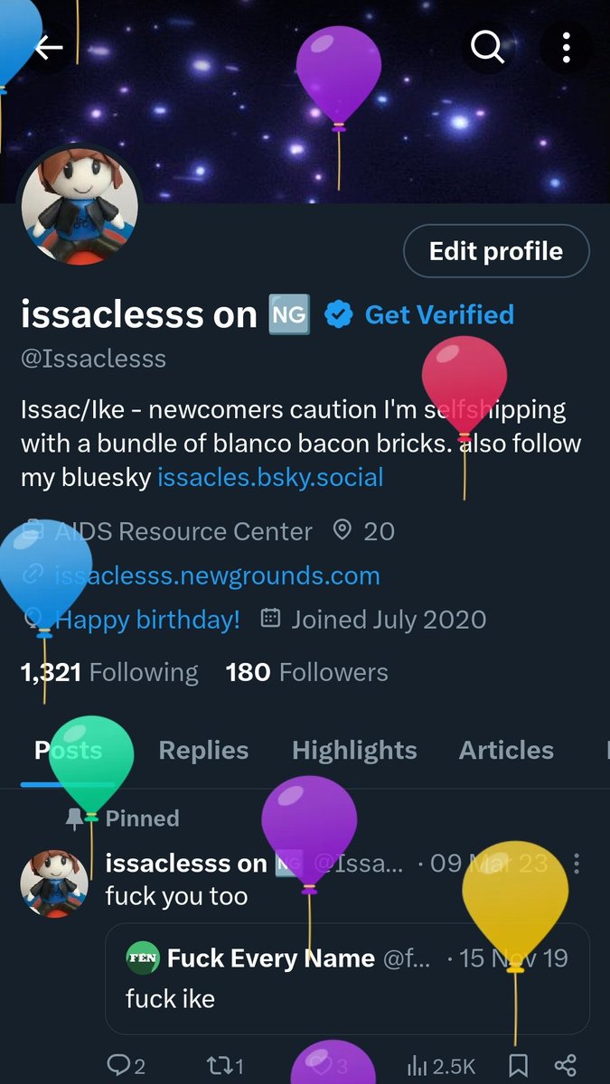 Issaclesss's tweet image. happy birthday to me 🎉🎉🎉