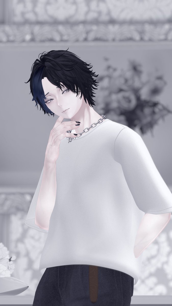 Tendouryo0521's tweet image. kopiちゃんからもらった服着てみた💙
#Hanka3D #StudioYONO 
#IO_3D #Rotus_RotaLa