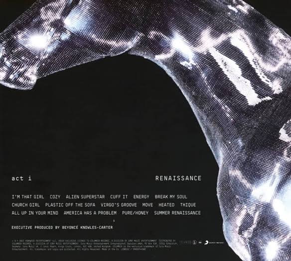 BeyPeru's tweet image. Hoy hace 3 años, Beyoncé lanzo 'RENAISSANCE.'

— #1 en el Billboard 200, #1 en el hot 100, #1 en 15 países, 4 Grammys.
— Tour con $580M de recaudación.
— 91/100 en Metacritic.
— El album se encuentra en el top 100 de Apple Music Perú el día de hoy.