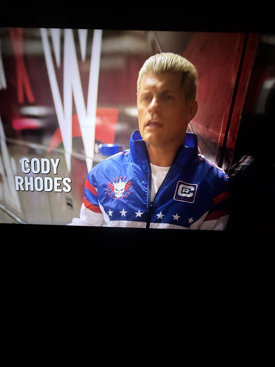 MichNightMares's tweet image. Yall Seeing Cody tonight on Monday Night Raw made my night better like he just makes me feel happy and big smile on my face also WWE Stars Video package paying tribute to hogan I was crying my eyes what Cody said About him on Raw it’s heartwarming thats my QB1 and King &amp; Captain…