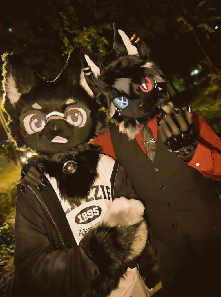 #FursuitEveryday 
Late night, summer memories 🌙