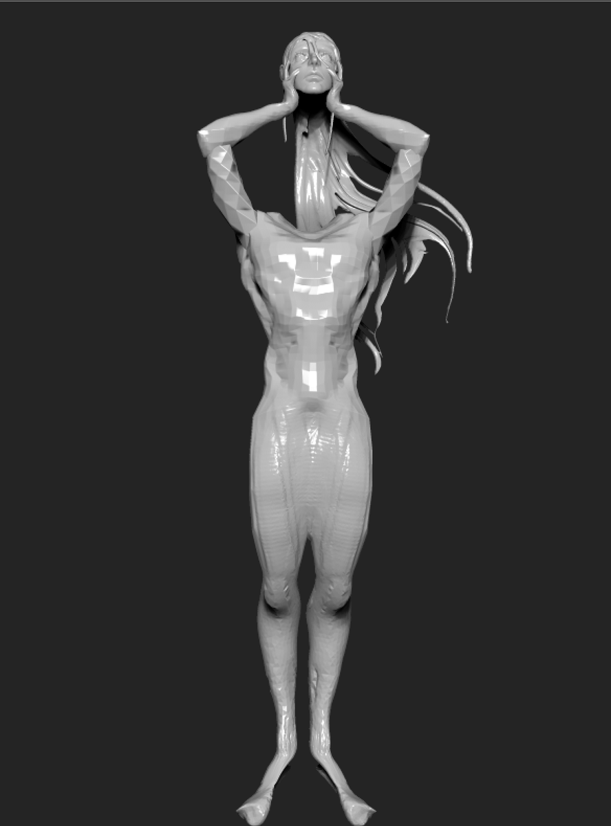 「次の造形コンペ応募用にのっけから様子がおかしいのを制作中です。※息抜き時間」|乃江のイラスト