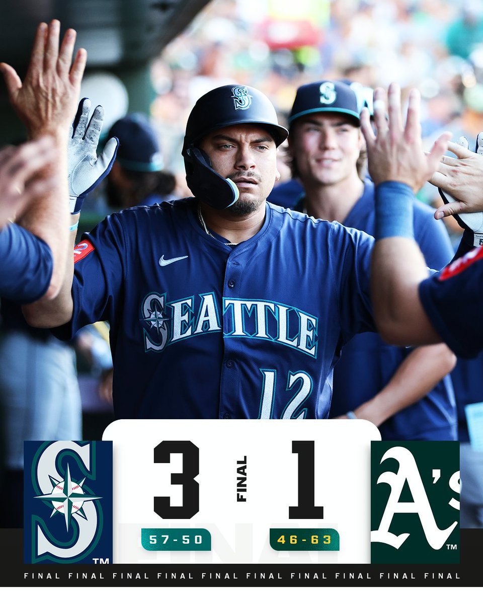 Josh Naylor hits his first <a href="/Mariners/">Seattle Mariners</a> home run in a Seattle victory.