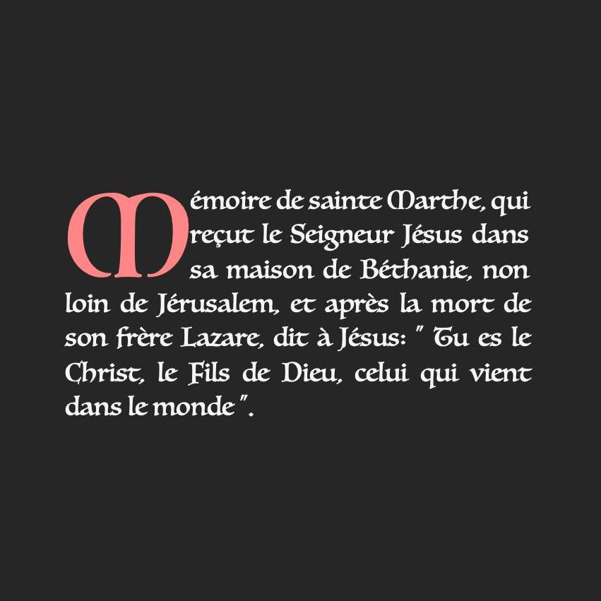 DioceseMonaco's tweet image. #saintdujour
Sainte Marthe (Ier s.)
Disciple du Christ, soeur de Lazare