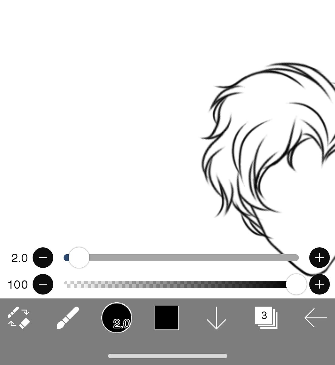 nagasaka19841's tweet image. 玲さんの髪型、初見でこんなん描くの無理やと思っていたけど実は描きやすいかもしれない
あと下書きしない方が案外上手くいく