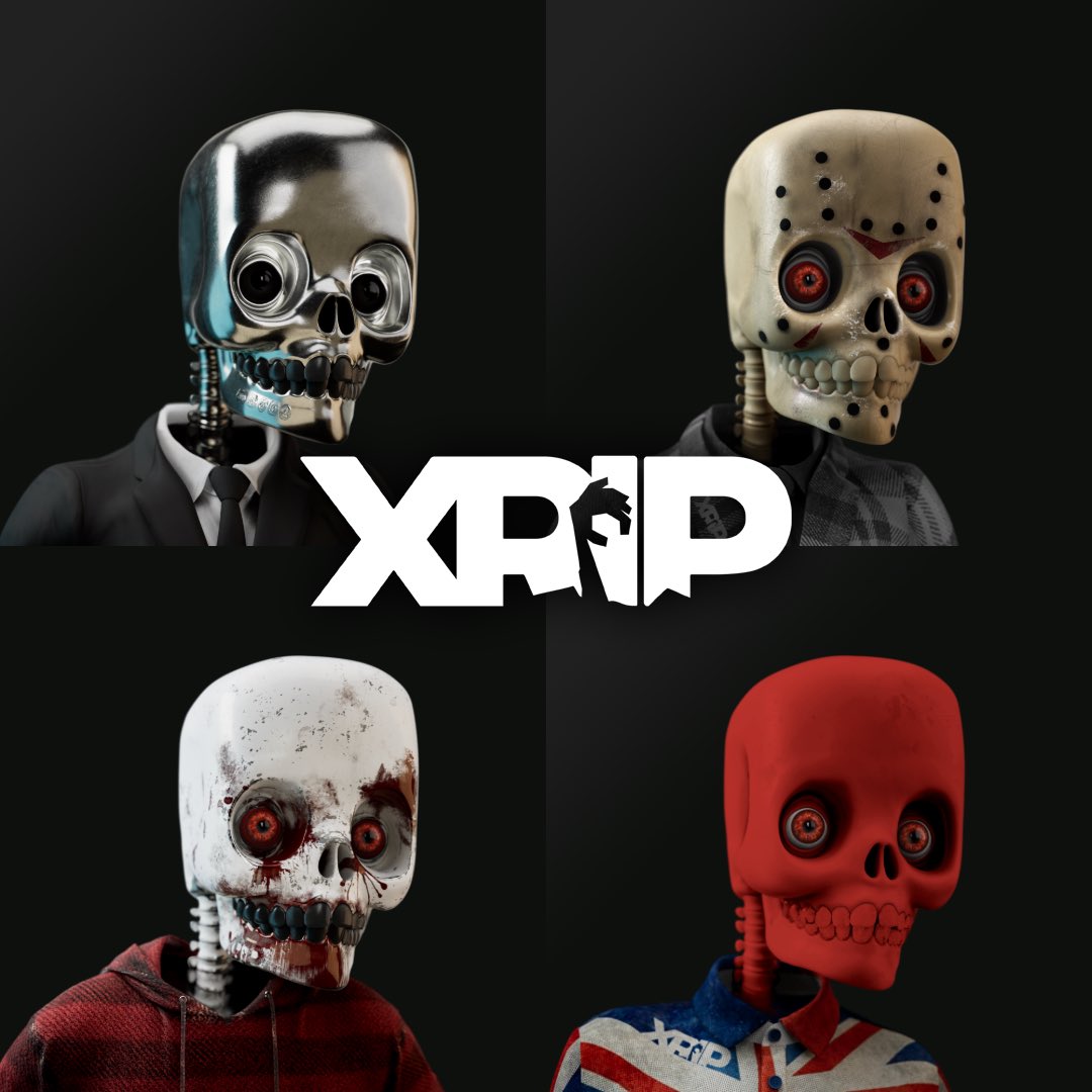 These skulls with a black background look incredible 🤩🖤