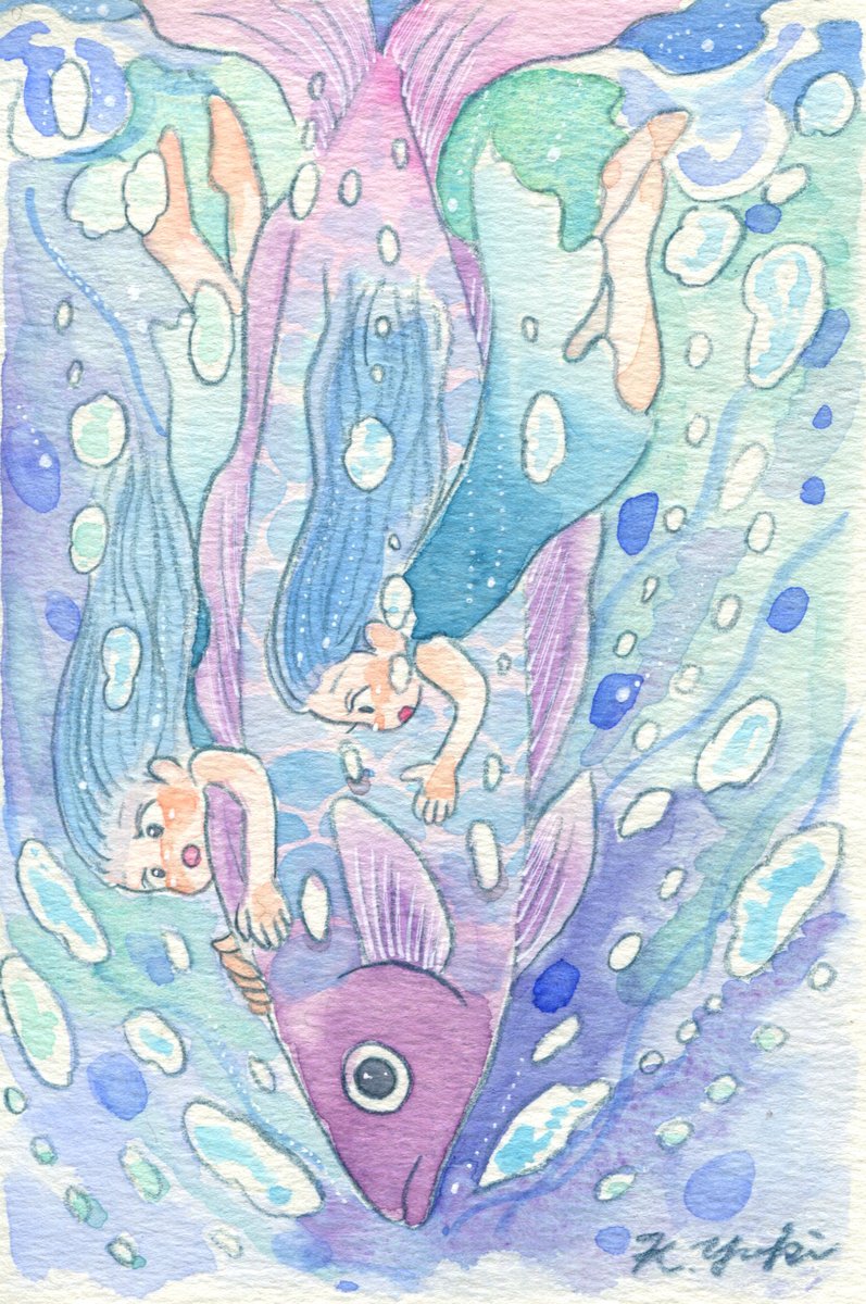水彩画「瞳」 水彩画「瞳」 Eng sub] Let's paint young woman's face