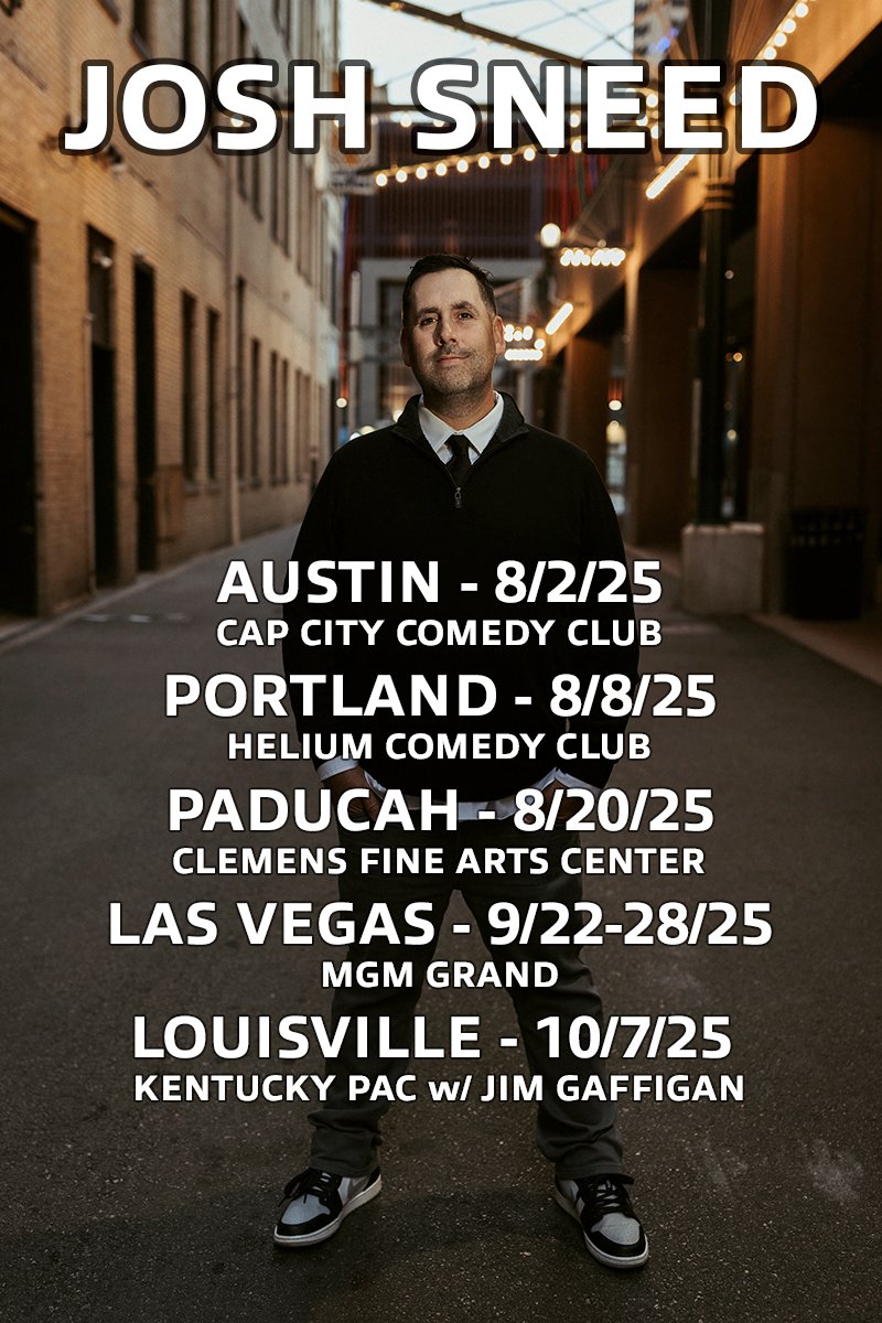 Got some cool tour dates to share and more are coming soon, starting with AUSTIN and PORTLAND in the next two weeks! Ticket links and full schedule can be found on my website. Be sure to tag your favorite comedy club in the comments and tell them to book your boy! Hope to see you