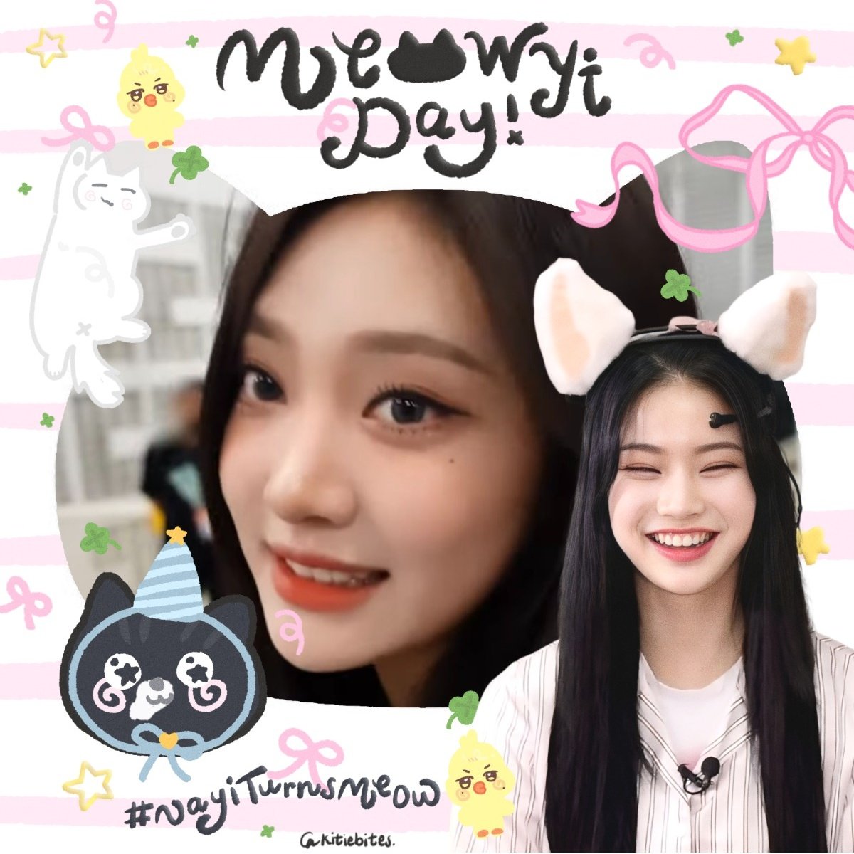 expctronouss's tweet image. Happiest birthdaaaay my fellow hufflepuff 😝🦨 @muffcls semoga semakin banyak bahagianya dan diberi kemudahan disetiap harinya! Thanks for being here ✨️🎈nanti kita colong kue di dapur hogwarts 😽 #NayiTurnsMeow