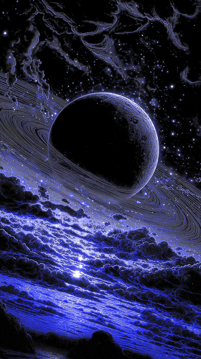sssirxn's tweet image. Ink spills across the sky