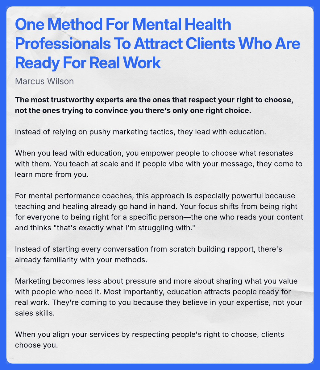 There's power in choice