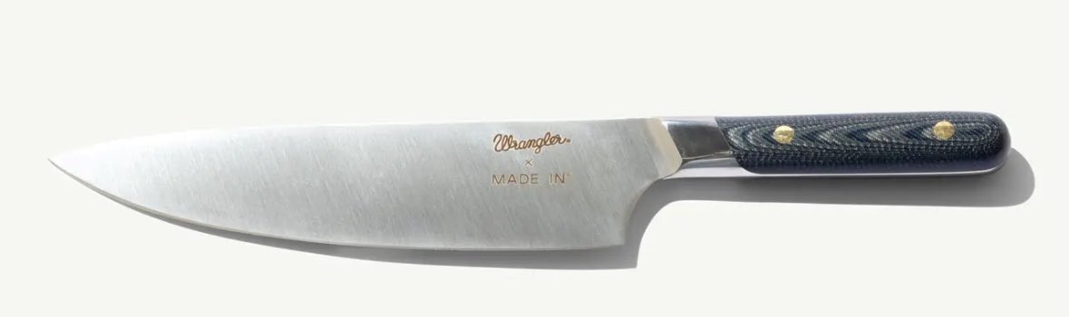 the denim knife by Wrangler 

performative mfs will have a field day