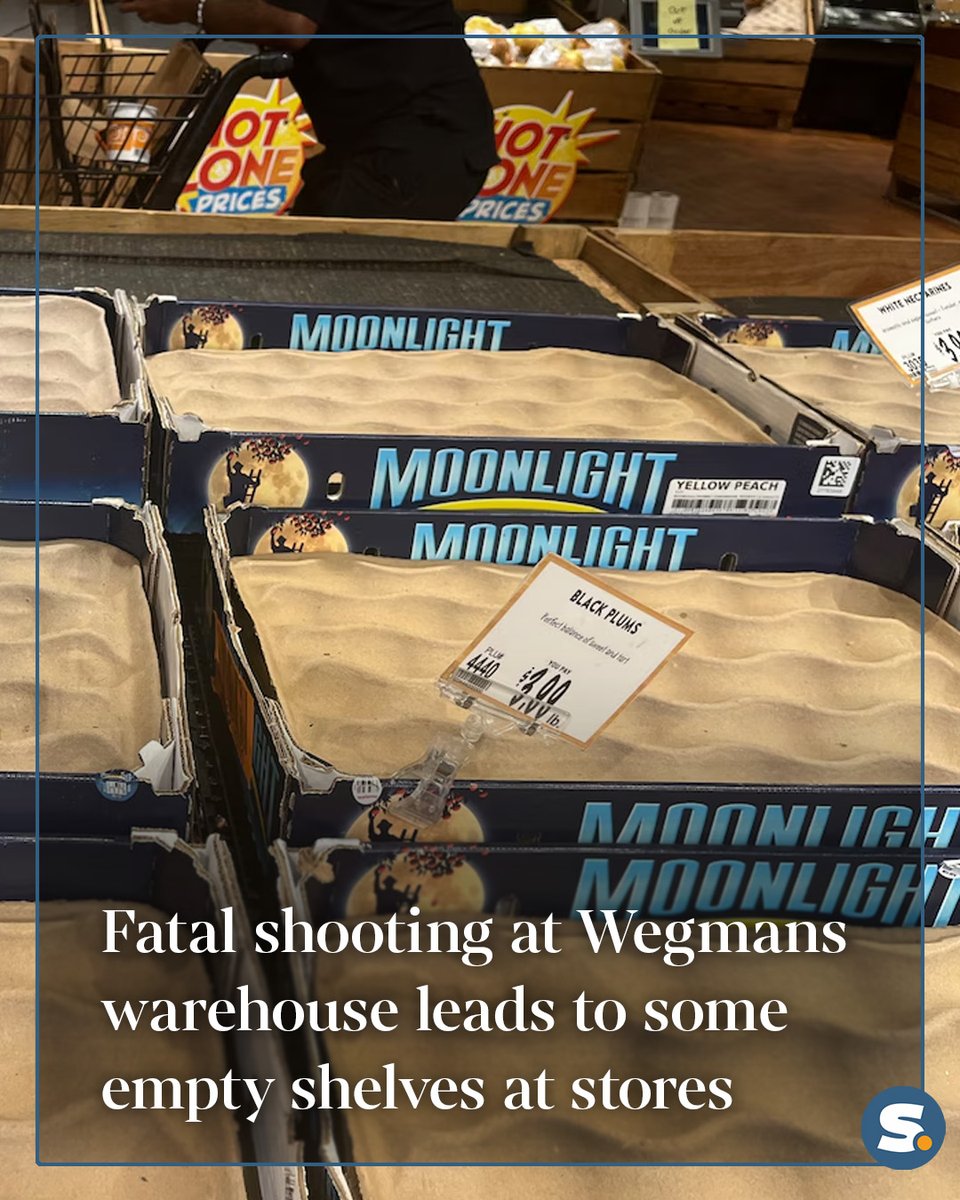 syracusedotcom's tweet image. Fatal shooting at Wegmans warehouse leads to some empty shelves at stores syracuse.com/business/2025/…