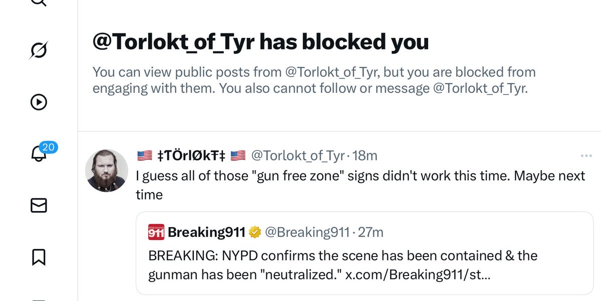 MindfulDamage's tweet image. Right Wing dickhead posts.
Mindful replies.
Dickhead blocks.