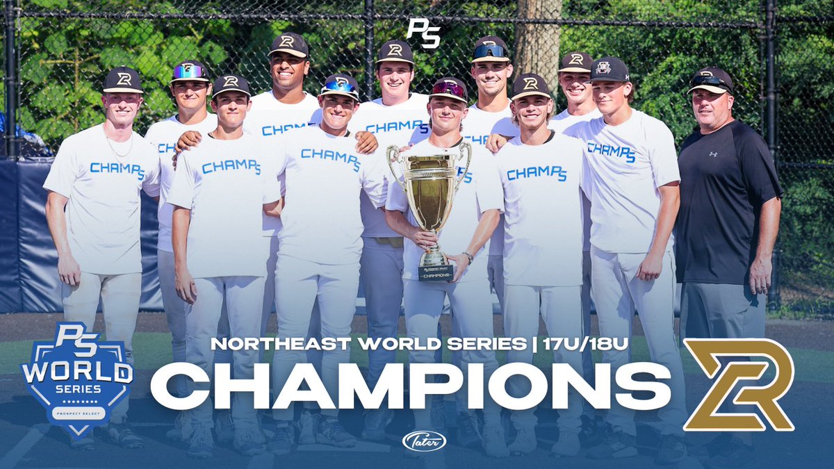 Prospect Select (@psbaseballinc) on Twitter photo Northeast World Series 17U/18U Champions | RCS Warpath π
<a href="/rcswarpath/">RCS Warpath</a> x #TheBestPlayHere Northeast World Series 17U/18U Champions | RCS Warpath π
<a href="/rcswarpath/">RCS Warpath</a> x #TheBestPlayHere