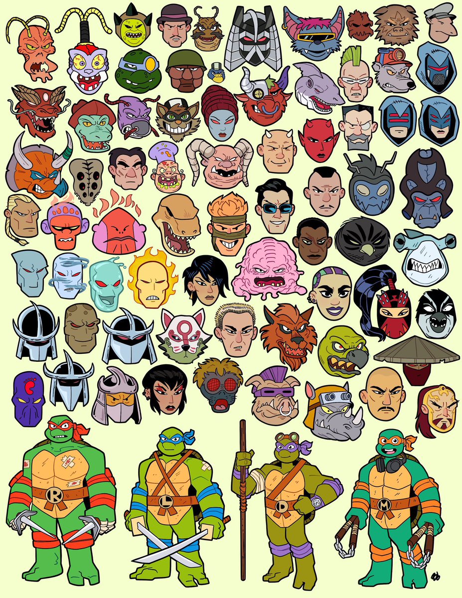 Teenage Mutant Ninja Turtles and their rogues (2022)