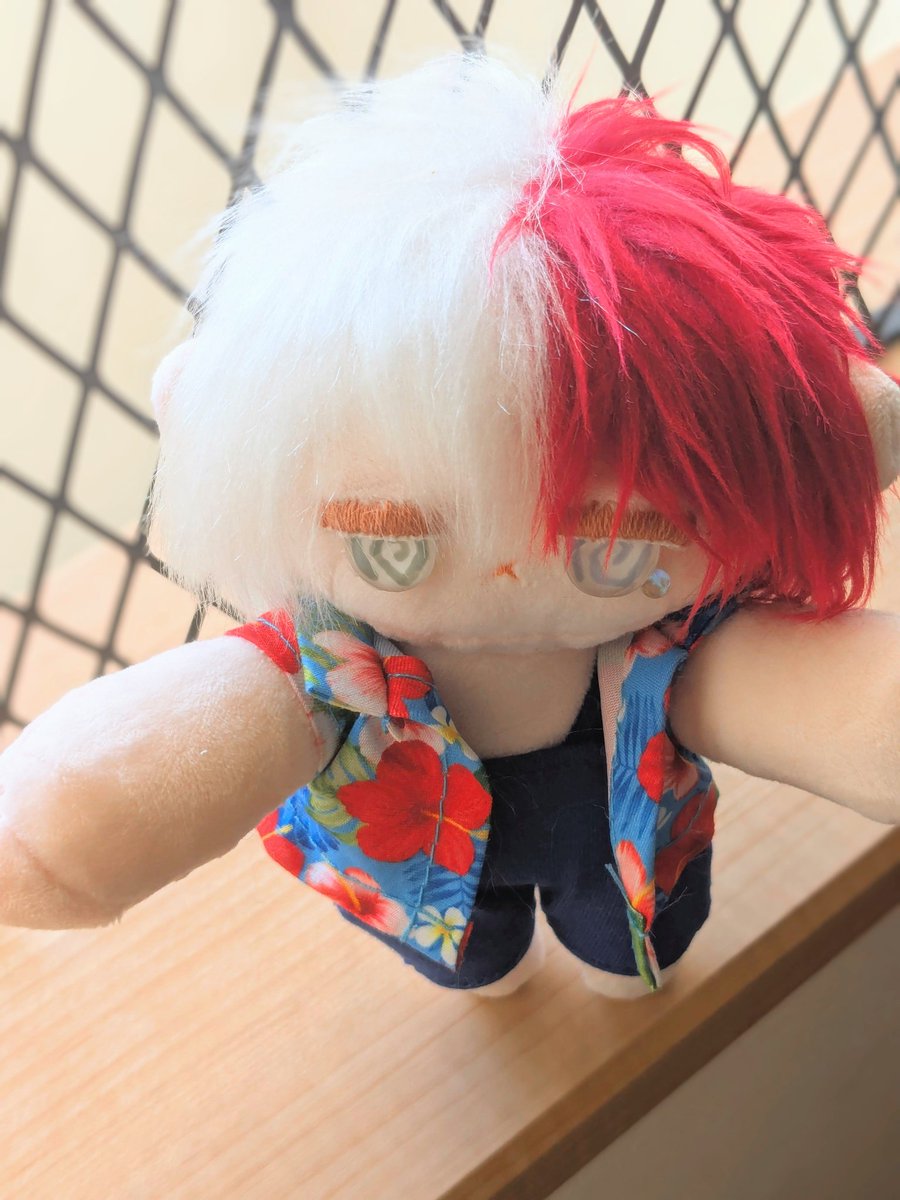 chabizo115's tweet photo. ��ロアカの轟焦凍くんをモデルにカボションアイのぬいぐるみを作ってみました
顔の火傷跡をどんな風に染色するか悩み中...
服はおいおい作っていこうと思います😊
 #ヒロアカ手芸部 https://t.co/68bTcLZtoO