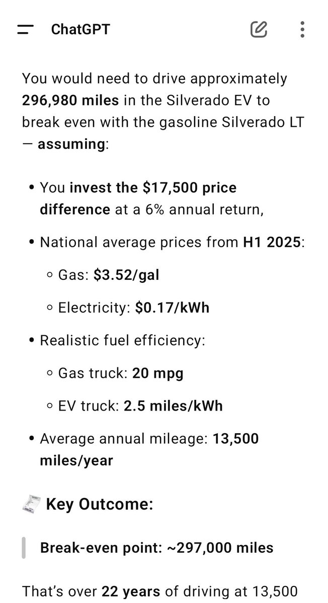 It's a complete mystery why no one wants an EV.