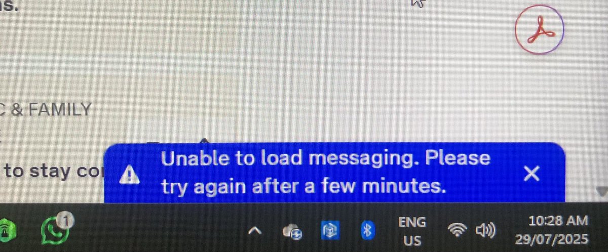 WB_PersonalAcct's tweet image. Hey @Telstra @Telstra_news Aren't you supposed to a COMMUNICATIONS SPECIALIST??
Your app never works first time and consistently requires enormous amounts of time by your customers for what is usually a 15-20 second query or problem and today, I get this in all 3 attempts...🤬