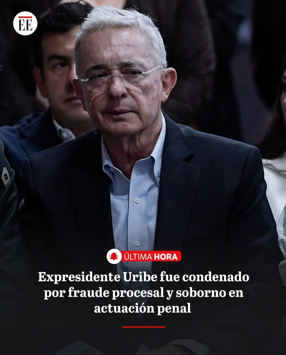Pablo Cala (@pablo_cala) on Twitter photo Lo que parece imposible, sólo tarda un poco más en llegar...
Un poco de justicia y dignidad para millares de víctimas de Colombia.
Aunque el caso no era por paramilitares, su responsabilidad en ello era lo que quería ocultar.
Gracias <a href="/IvanCepedaCast/">Iván Cepeda Castro</a>
Gracias Fiscal y Jueza Lo que parece imposible, sólo tarda un poco más en llegar...
Un poco de justicia y dignidad para millares de víctimas de Colombia.
Aunque el caso no era por paramilitares, su responsabilidad en ello era lo que quería ocultar.
Gracias <a href="/IvanCepedaCast/">Iván Cepeda Castro</a>
Gracias Fiscal y Jueza