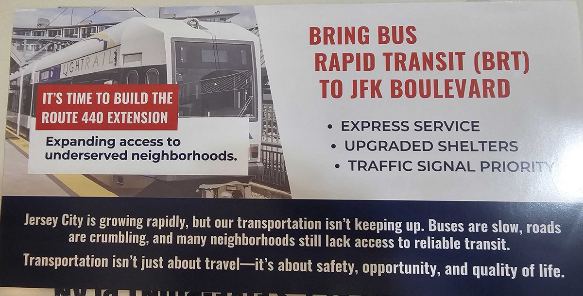 3_under_scores_'s tweet image. McGreevey calls for JFK BRT (which would take county approval, but he is county exec Craig Guy's candidate, so in theory they should have a cooperative relationship). Also calls for 20mph speed limit, speed cameras, and stopping the Turnpike widening.