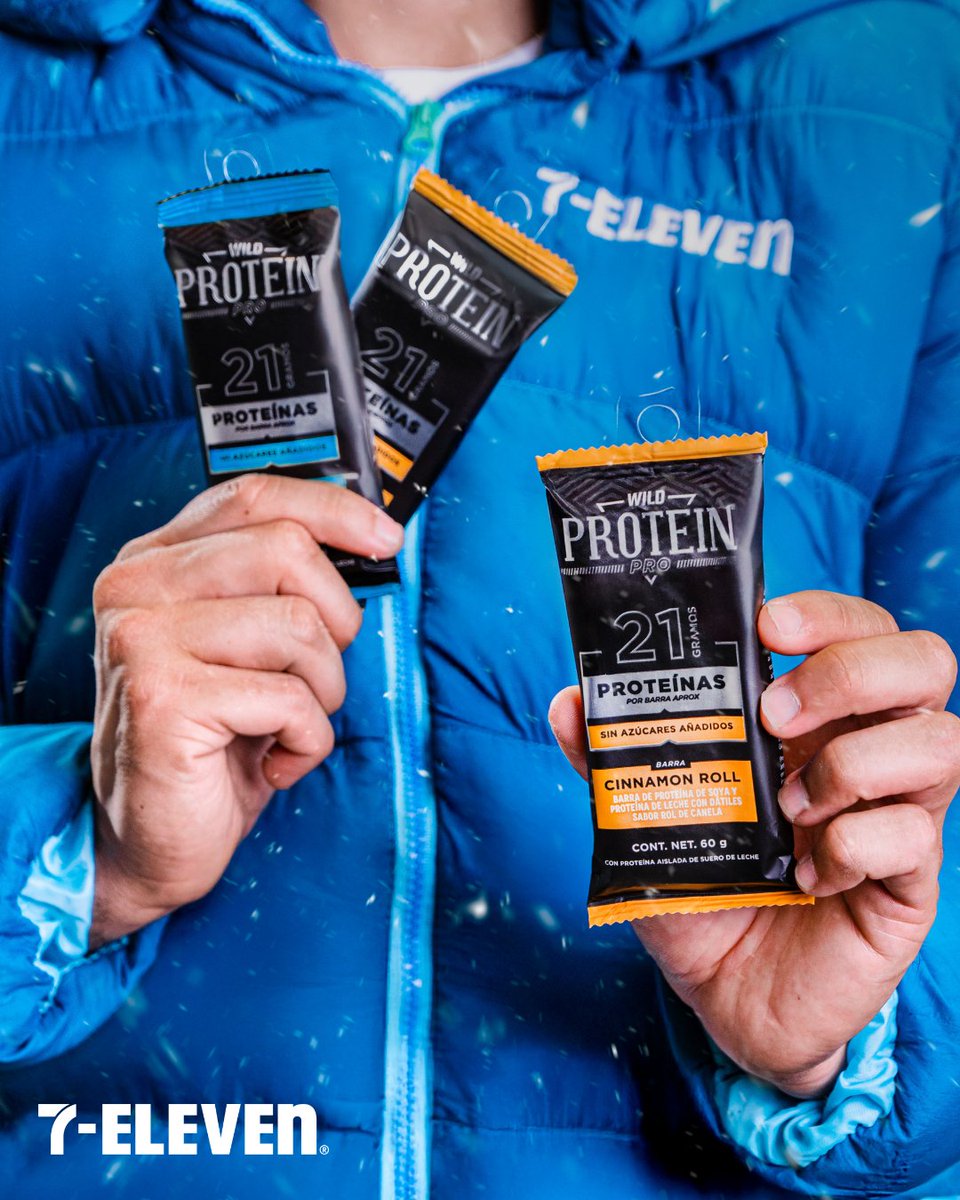 7ElevenMexico's tweet image. Yo: "solo voy a pasar por agua"
También yo saliendo con 3 barras Wild Protein Pro.
Cancela el calor con antojo incluido. 😋